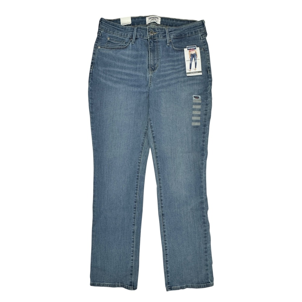 Denizen from Levis Womens 12M Mid Rise Slim Essential Stretch Jeans Blue NWT